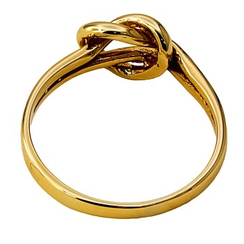 9ct gold 2.1g Knot Ring size N